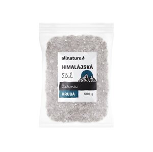 Allnature Himalájska soľ čierna hrubá 500 g
