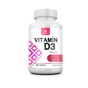 Allnature Vitamín D3 - 1000 IU - 60 tbl. Výživový doplnok