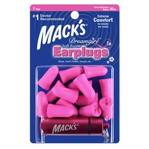 Mack's Dreamgirl Veľkosť balenia: 7 párov Štuple pre menšie alebo užšie ušné kanáliky