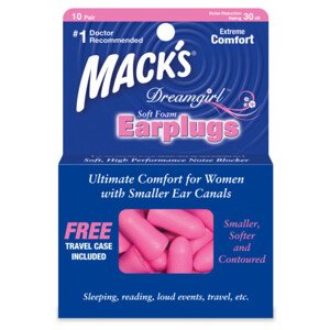 Mack's Dreamgirl Veľkosť balenia: 10 párov Štuple pre menšie alebo užšie ušné kanáliky