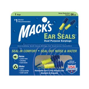 Mack's Ear Seals® - 1 pár Štuple do vody a proti hluku