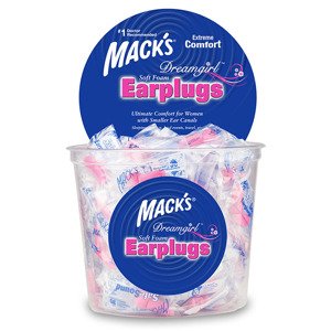 Mack's Dreamgirl Veľkosť balenia: 100 párov Štuple pre menšie alebo užšie ušné kanáliky