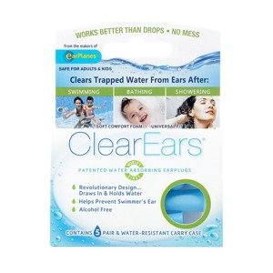 Cirrus ClearEars® - 5 párov Štuple pre odstránenie vody z uší