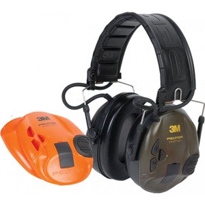 3M™ Elektronický chránič sluchu PELTOR™ SportTac™ 26dB Farba: Oranžová / olivová