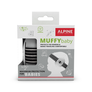 Alpine Muffy Baby Detské izolačné slúchadlá Farba: Čierna Detské izolačné slúchadlá