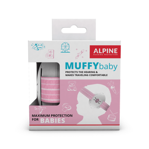Alpine Muffy Baby Detské izolačné slúchadlá Farba: Ružová Detské izolačné slúchadlá