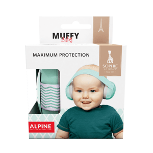 Alpine Muffy Baby Detské izolačné slúchadlá Farba: Zelená Detské izolačné slúchadlá