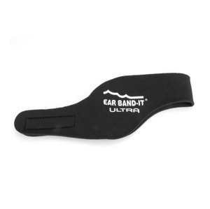 Ear Band-It® Ultra Čierná Čelenka na plavanie Veľkosť čelenky: Stredná Čelenka na plavanie