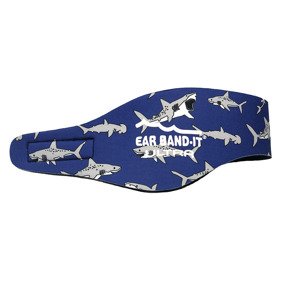Ear Band-it® Ultra Žraločia Čelenka na plavanie Veľkosť čelenky: Stredná Čelenka na plavanie