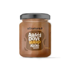 Allnature Arašidový krém s mliečnou čokoládou 500 g