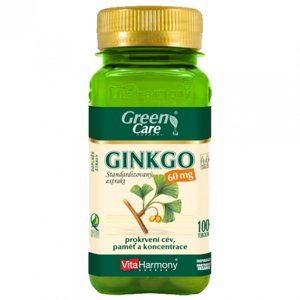 Ginkgo 60 mg. - 100 kapslí Výživový doplnok
