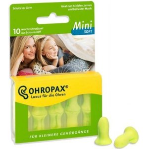 Ohropax Mini SOFT - 5 párov Štuple do uší pre menšie zvukovody