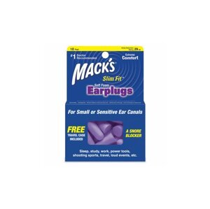 Mack's Slim Fit™ Veľkosť balenia: 10 párov Štíhle štuple do uší