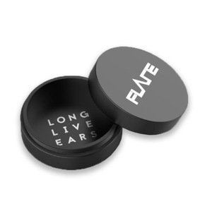 Flare® guľaté hliníkové puzdro do vrecka Farba: Čierna