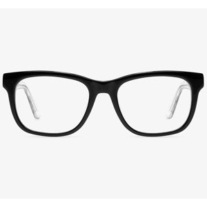 D.Franklin Usher okuliare proti modrému svetlu Farba: Čierna / biele ručičky