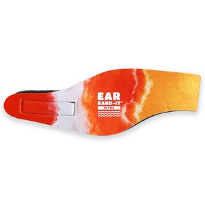 Ear Band-It® Ultra batikovaná Oranžová Veľkosť čelenky: Malá (1 - 3 rokov) Čelenka na plávanie