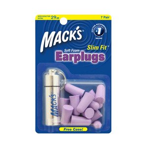 Mack's Slim Fit™ Veľkosť balenia: 7 párov Štíhle štuple do uší