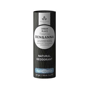 Ben & Anna Tuhý dezodorant - Black urban 40g prírodný deodorant s vôňou cédrového dreva