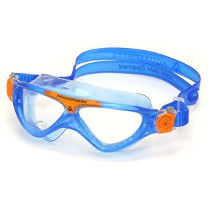 Aquaphere Vista Junior - detské plavecké okuliare Farba: Transparentná / oranžova / modrá
