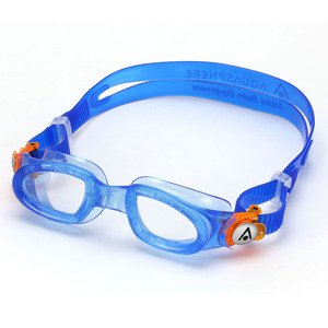 Aquasphere Moby Kid - detské plavecké okuliare Farba: Transparentná / oranžova / modrá