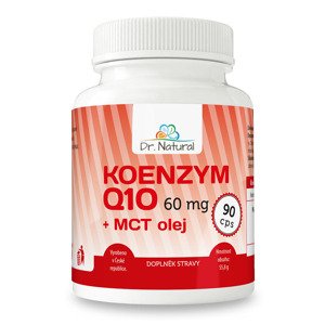 Dr.Natural Koenzým Q10 60mg 90cps + MCT olej