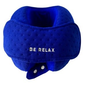 Be relax Original Plus - cestovný vankúš Farba: Modrá