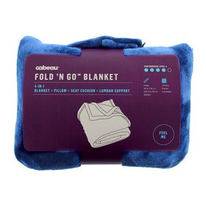 Cabeau Fold'n Go™ Farba: Modrá Cestovná deka z mikrovlákna