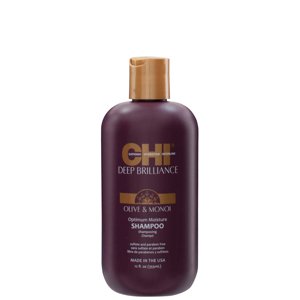 CHI Deep Brilliance Olive & Monoi Optimum Moisture Shampoo - optimálne hydratačný šampón, 355 ml