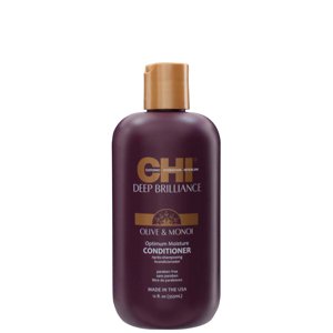CHI Deep Brilliance Olive & Monoi Optimum Moisture Conditioner - optimálne hydratačný kondicionér, 355 ml