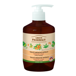 Green Pharmacy Rakytník a Lipa - tekuté krémové mydlo chrániace pokožku, 460 ml