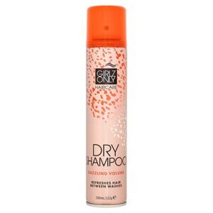 Girlz Only Dry Shampoo - suché šampóny, 200 ml Dazzling Volume - objemový
