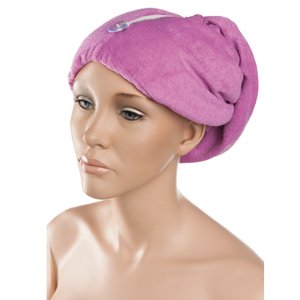 Eurostil Towel Cap Hair Drying 03404 - turban na vlasy, biely
