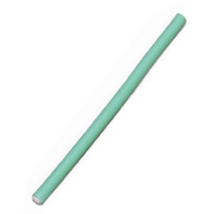 Papiloty - flexibilné penové natáčky na vlasy 8020 - 18 cm, hrúbka 8 mm, 12 ks/bal - zelené