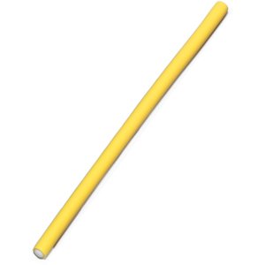 Papiloty - flexibilné penové natáčky na vlasy 8031 - 25 cm, hrúbka 10 mm, 12 ks/bal - žlté