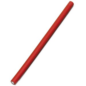 Papiloty - flexibilné penové natáčky na vlasy 8032 - 25 cm, hrúbka 12 mm, 12 ks/bal - červené