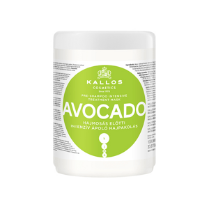 Kallos Avocado Pre-shampoo mask - intenzívna výživná maska pred použitím šampónu, 1000 ml