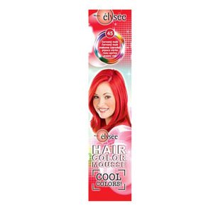 Elysée Color Mousse - farebné penové tužidlá na vlasy 45 červený mak