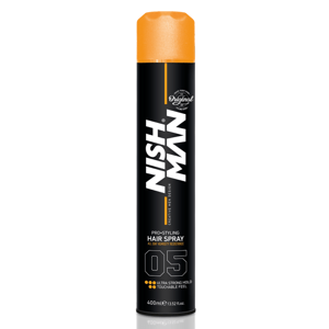 Nishman Hair Styling Strong Hold Spray - lak na vlasy, 400 ml