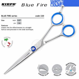 Kiepe FOUR STARS Blue Fire series 220 - profesionálne kadernícke nožnice 220.55 - 5,5 "