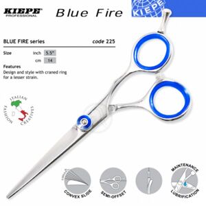 ​Kiepe FOUR STARS Blue Fire series 225 - profesionálne kadernícke nožnice 225 / 5,5 "