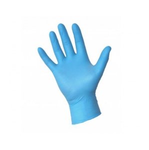 4FOOD Nitrotouch - bezpúdrové nitrilové rukavice - modré, 100 ks veľkosť S