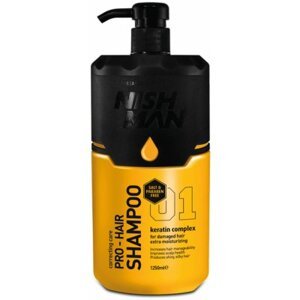 Nishman Hair Shampoo - keratínový šampón pre poškodené vlasy, 1250 ml