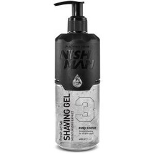 Nishman Shaving Gel 04 - priesvitný gél na holenie, 03 Easy Shave 400 ml