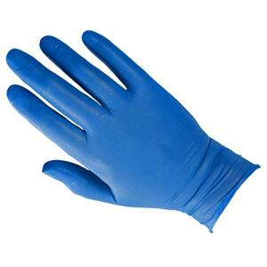 Comair Vileda LiteTuff Sensitive Latex Free Nitrile Gloves, Powder-Free - modré bezpúdrové nitrilové rukavice bez latexu, 100 ks, M - Medium