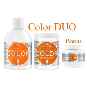 Kallos COLOR DUO - šampón + maska na farbené vlasy