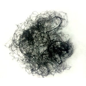 Sieťka na vlasy pri tvorbe spoločenských účesov a drdolov 2 ks, čierna
