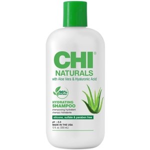 CHI Naturals Shampoo Aloe Vera & Hyaluronic Acid - hydratačný šampón s aloe vera a kys. hyalurónovou, 355 ml