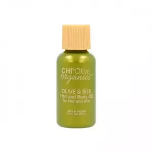 Chi Naturals Olive and Silk Hair and Body Oil - olej na vlasy a telo, 15ml