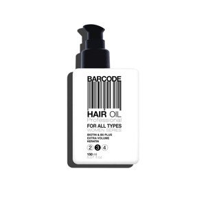 Barcode Hair Oil All Hair Types - olej na vlasy pre všetky typy vlasov, 150 ml