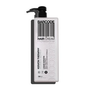 Barcode Hair Cream Keratin Therapy (8) - kondicionér na vlasy s obsahom keratínu, 750 ml